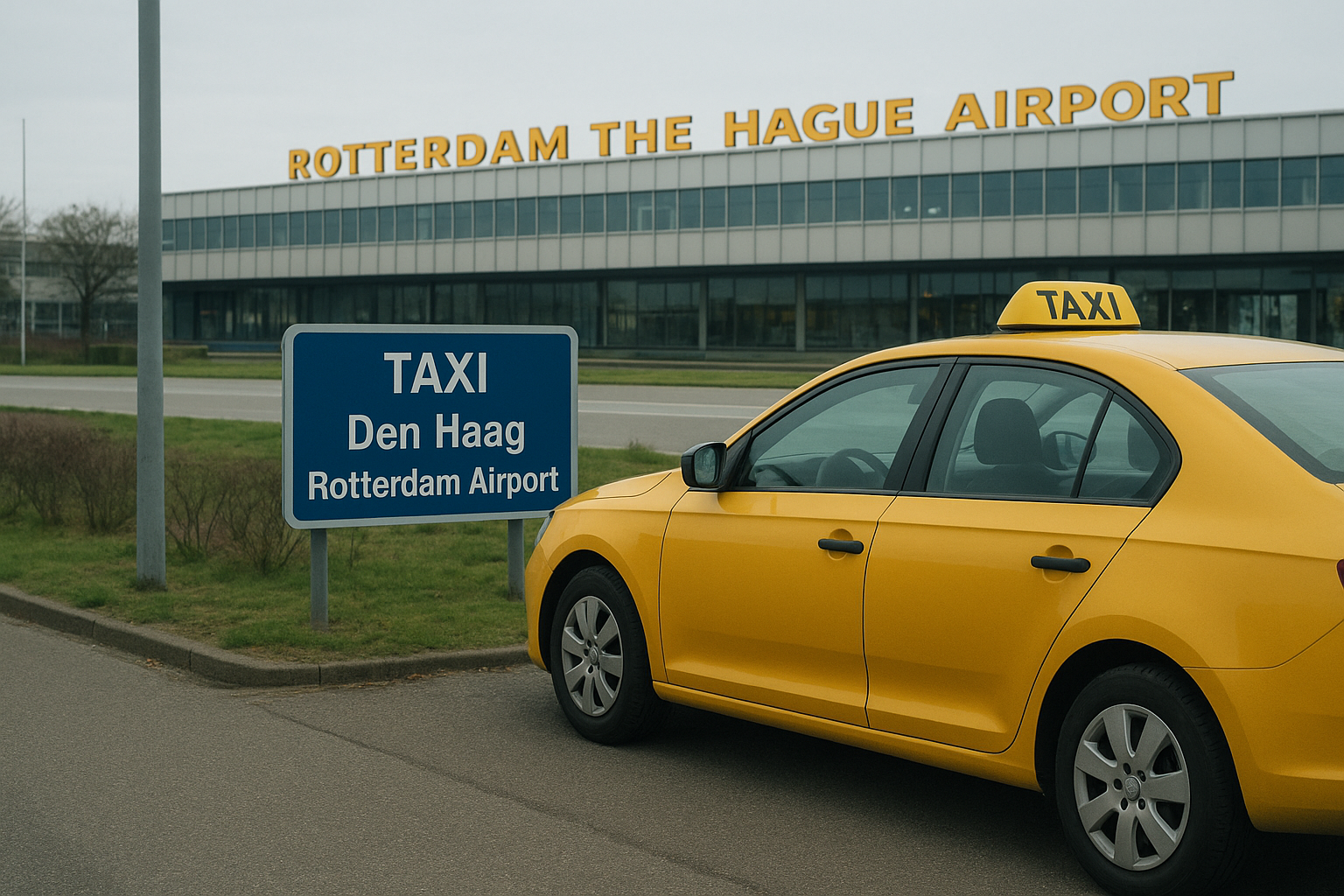 Foto bij Taxi Den Haag Rotterdam Airport: slim kiezen voor tijd en prijs